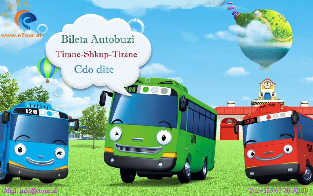 Bileta Autobuzi Tirane- Shkup